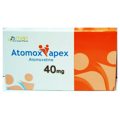 Atomox apex 40 mg ( Atomoxetine ) 30 capsules